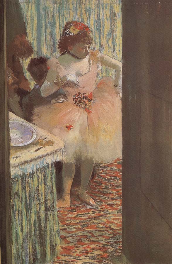 Edgar Degas Dancer at the dressing room